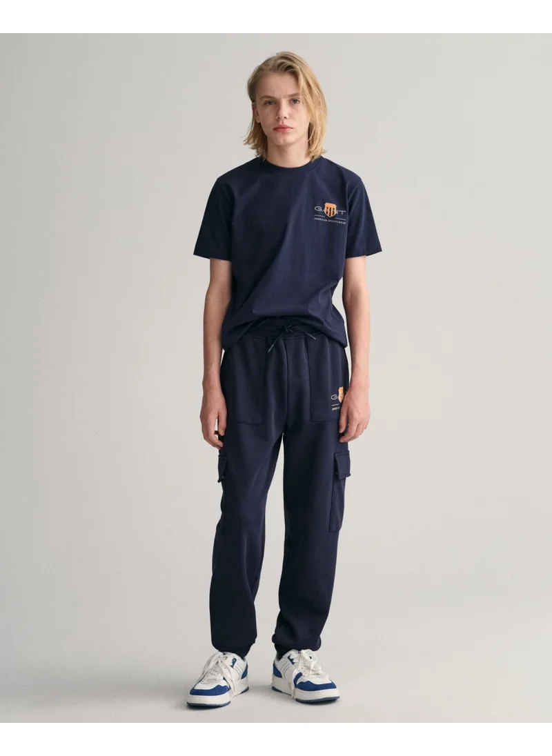 GANT Gant Teen Boys Contrast Shield Cargo Sweatpants