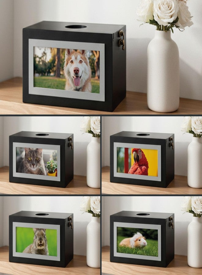 Pet Memorial Dog urn - Pet Urns for Dogs or Cat - Urn Ashes Memorial Set with Photo Frame and Accessories - Image 2