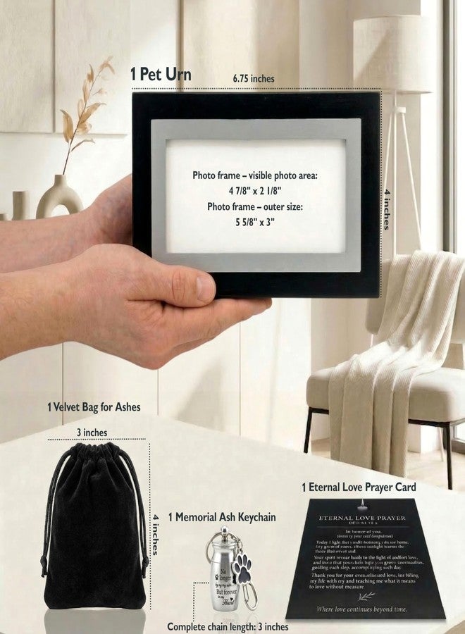 Pet Memorial Dog urn - Pet Urns for Dogs or Cat - Urn Ashes Memorial Set with Photo Frame and Accessories - Image 5
