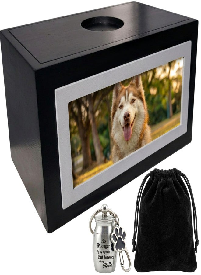 Pet Memorial Dog urn - Pet Urns for Dogs or Cat - Urn Ashes Memorial Set with Photo Frame and Accessories - Image 1