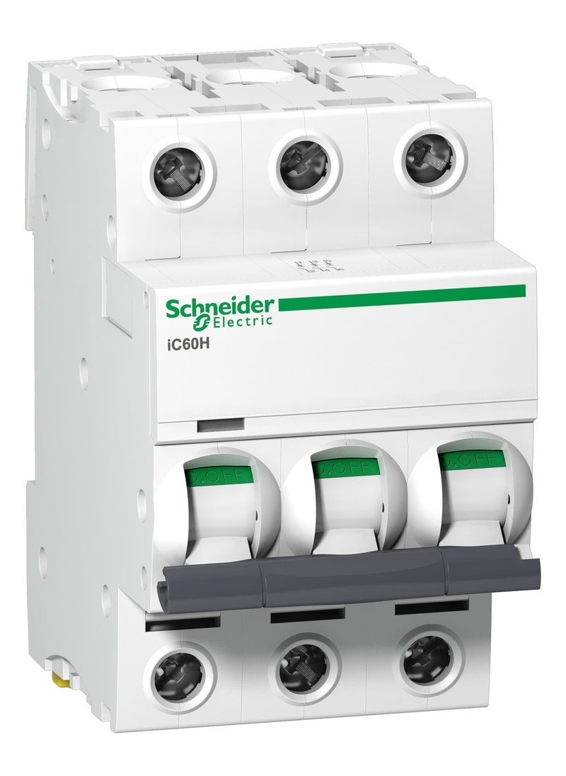 Schneider Electric A9F54332 Acti9 iC60H 3P 32A C Miniature Circuit breaker 