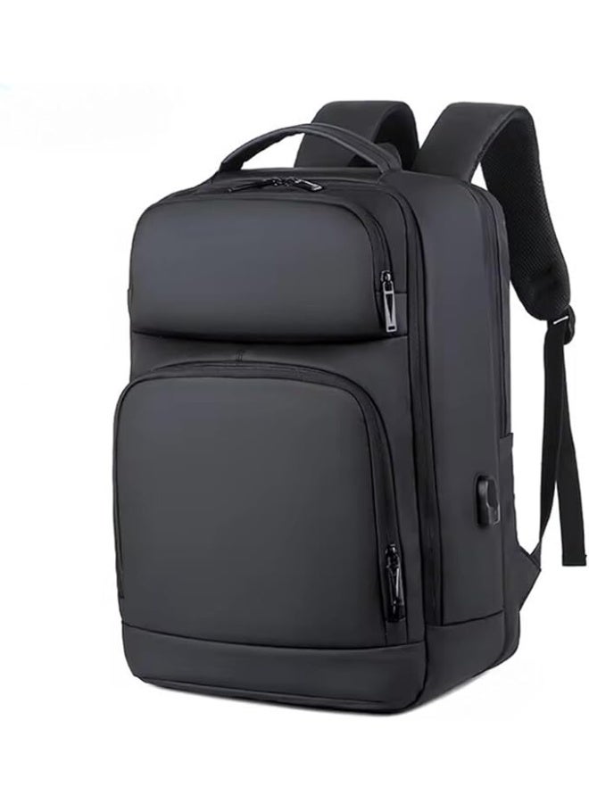 SamoDani Laptop Backpack Large Bag Expandable, 15.6, 16 inch laptop for School, Business, travel, formal and casual, for men, boys, extra large, durable, elegant comfortable design, water resistant - Image 1