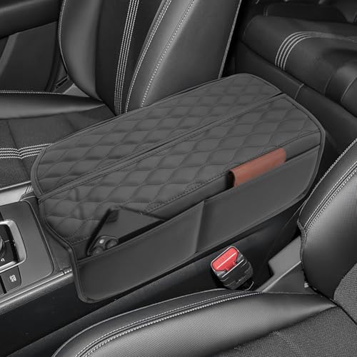 SXCY Compatible with 2025 Mazda CX50 Armrest Cover Suitable for Mazda CX-50 2025 Accessories 2023 2024 2025 CX50 Center Console Cover(Wavy Texture) - Image 1