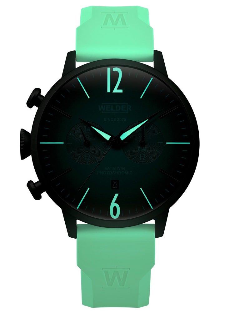 Welder Mens Wrist Watch Modern Design 47 mm Glow in the Dark  - Image 4
