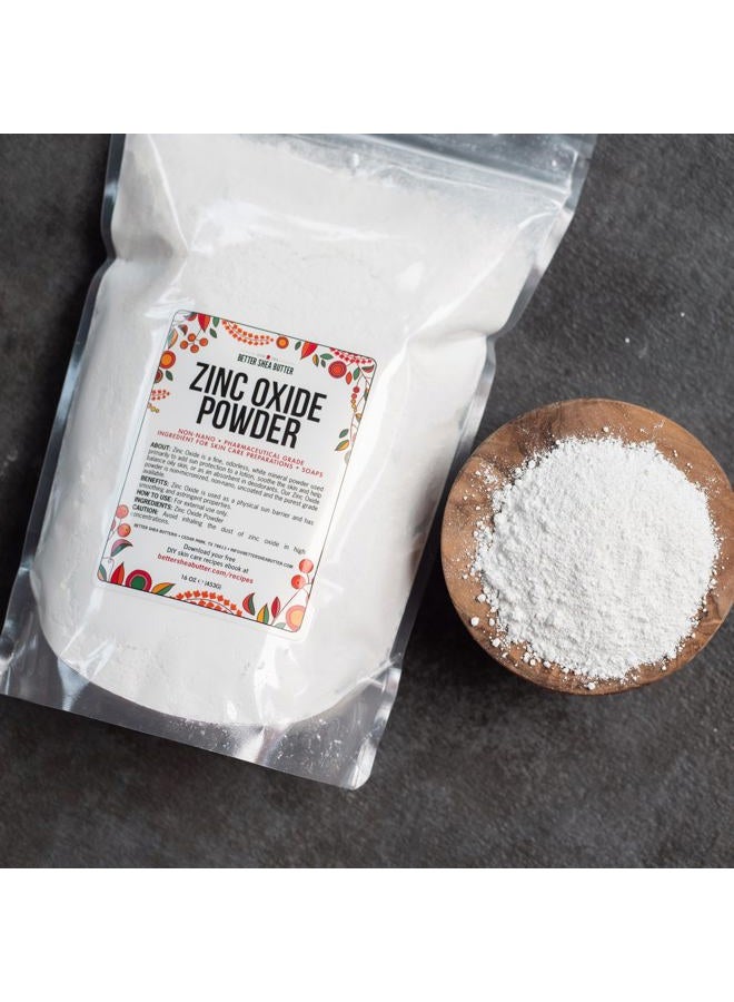 Better Shea Butter Zinc Oxide Powder | Uncoated, Non Nano Zinc Oxide | Pure, Pharmaceutical Grade | Use in Homemade Sunscreen Lotion | Diaper Rash Cream, Deodorant DIY, Zinc Oxide Ointment | 1 LB by Better Shea Butter - Image 5