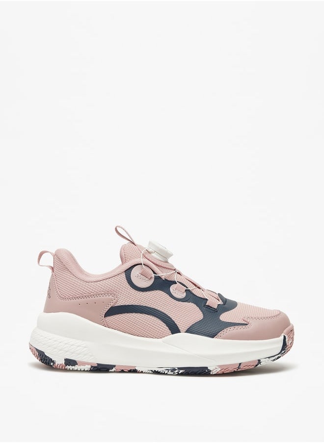 Kappa Girls' Panelled Sports Shoes with Drawstring Closure  - Image 3