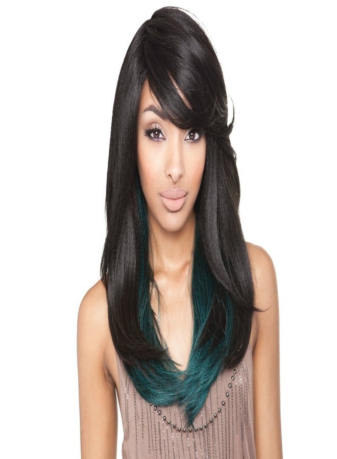 ISIS Brown Sugar Human Hair Blend Full Wig - BS110 (F1B/30) - Image 1
