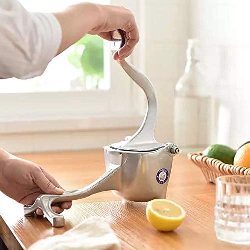 Anugrah Mart Heavy Duty Hand Press Metal Lime Juicer Aluminium Manual Fruit Juicer Orange Juicer Juicer Instant For all Fruits Orange Juicer Multipurpose Aluminium - Image 4