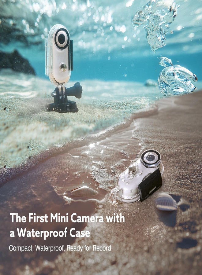 Losfom Z10 4K Action Camera, 128GB Wearable Sports Camera with Waterproof Case, Magnetic Clip, and Quick-Mount Accessories, Small Body Cam for Cycling, Diving, Travel, and Outdoor Adventures(WT128GB) - Image 5