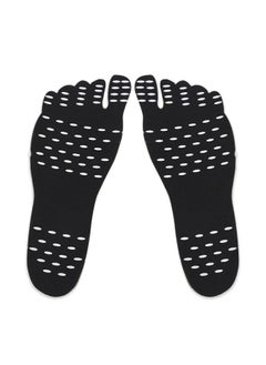NIBEMINENT Waterproof Elastic Cloth Adhesive Anti Skid Foot Sticker Beach Insoles Shoes Pad Set 