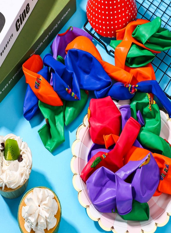 Aoriher 45 Pcs Fiesta Balloons Mexican Cinco De Mayo Balloons Taco Party Decoration for Fiesta Party Mexican Decorations Wedding, Birthday Favor Supplies - Image 3