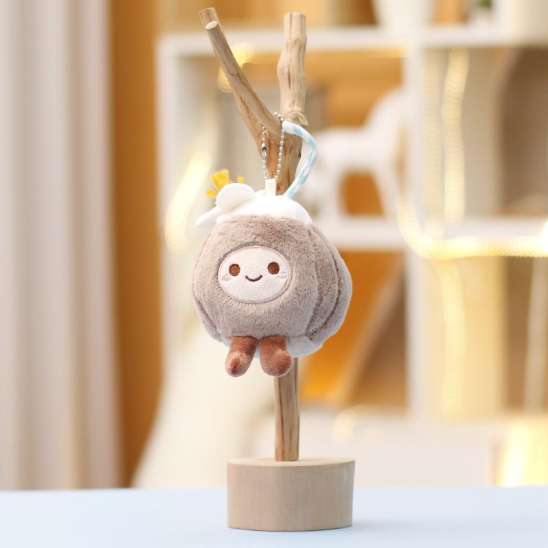 New Plush Coconut Doll Toy Keychain Pendant Wholesale - Image 4