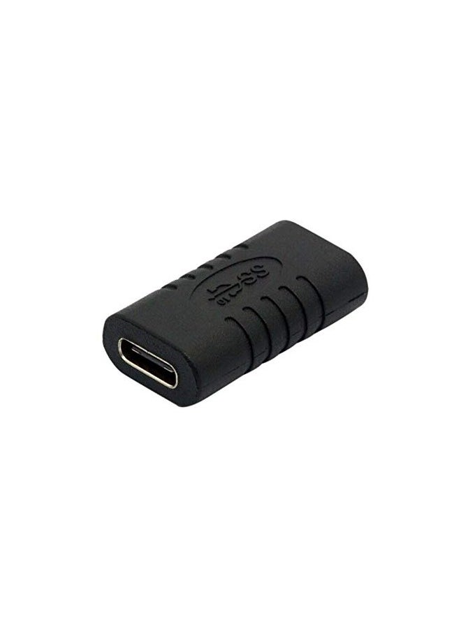 Generic - Type C Female to Female Adapter, Type C Extender, Type C to C Female Adapter, USB 3.1 Type C Adapter Extension Connector for Laptops Tablets Cell Phones - Image 1
