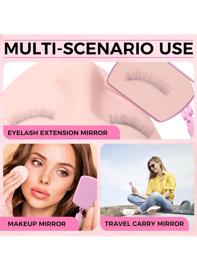 Generic - Flexible Large Square Lash Mirror, 270°Rotation, Lightweight Folding Makeup Cosmetic Inspection, Adjustable for Easy Check Lash - Image 1