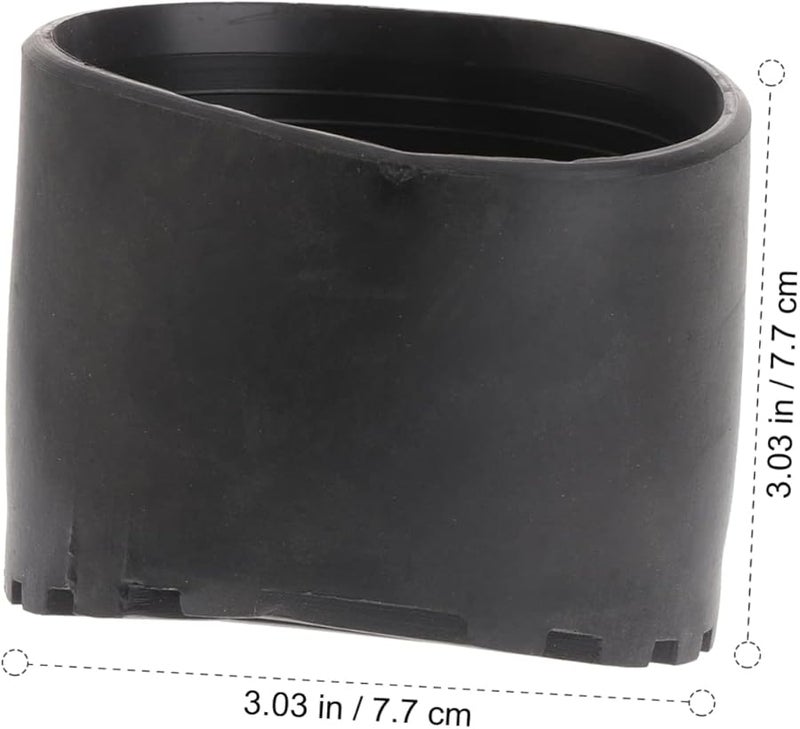 2Pcs Universal PVC Ladder Feet Covers Non Slip Anti Skid Leg Protectors Black - Image 3