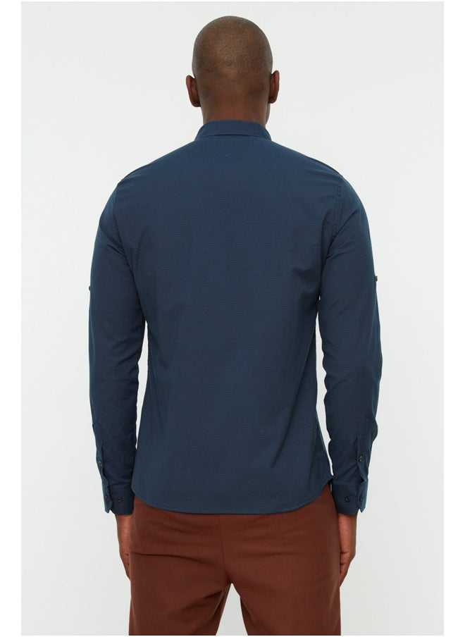 trendyol - Man Shirt Indigo - Image 1