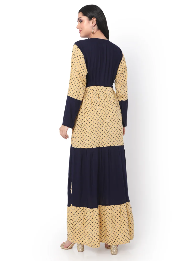 HANA & SARA MODEST THICK EMBRODERED WITH LONG SLEEVES AND UNIQUE THREAD BELT HIGH QUALITY STYLISH ARABIC KAFTAN JALABIYA DRESS