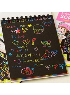 Generic Set of 10 drawing sheets and drawing tool of wood stick 14cm * 10cm small size  - Image 1