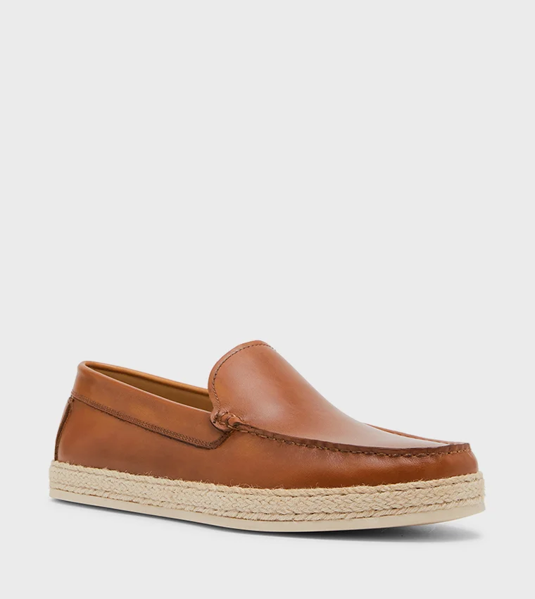 Steve Madden Emiliano Tan Men's Monk Strap Shoes