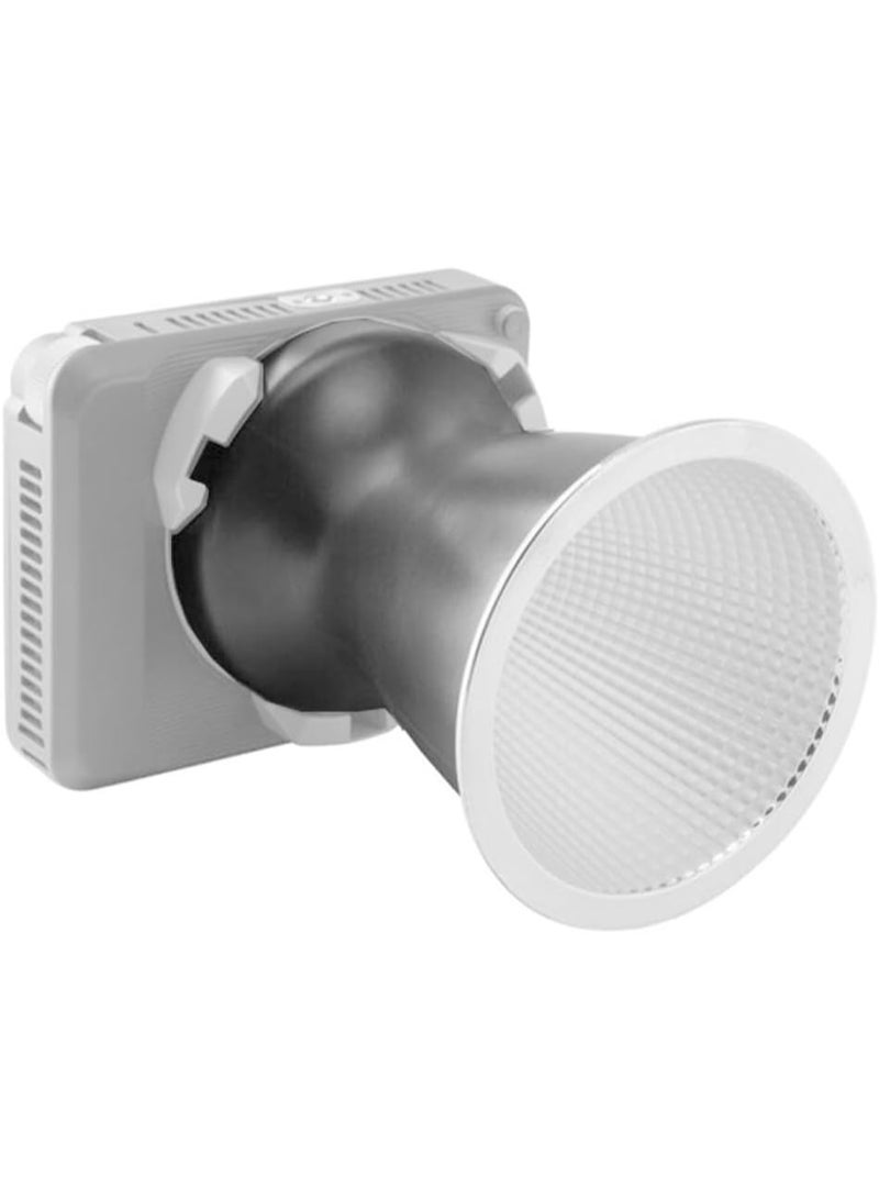 AMARAN Aputure Amaran Mini Reflector For Ray 60C & 120C – 25° Focused Beam, Parabolic Faceted Silver Interior, Up To 5x Output Boost, 5.7" Bowens Mount, Tool-Less Attachment, Portable Studio Light Modifier - Image 2