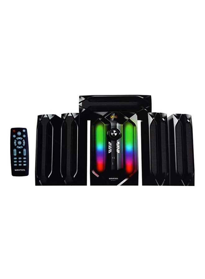 كريبتون نظام مكبر صوت متعدد الوسائط مزود بقناة 5.1 KNMS6083 أسود - Image 1