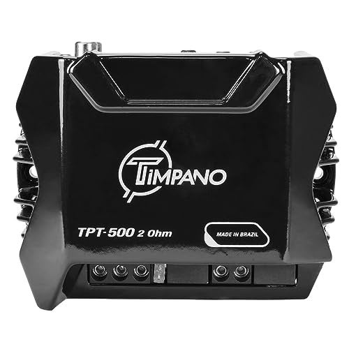 TIMPANO TPT-500 2 Ohms Compact 1 Channel TPT500 2 Ohms Car Audio Amplifier – 1x 500 Watts at 2 Ohms – Mini Stereo 12 Volts Full Range Class D Amp - Image 2