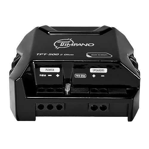 TIMPANO TPT-500 2 Ohms Compact 1 Channel TPT500 2 Ohms Car Audio Amplifier – 1x 500 Watts at 2 Ohms – Mini Stereo 12 Volts Full Range Class D Amp - Image 3