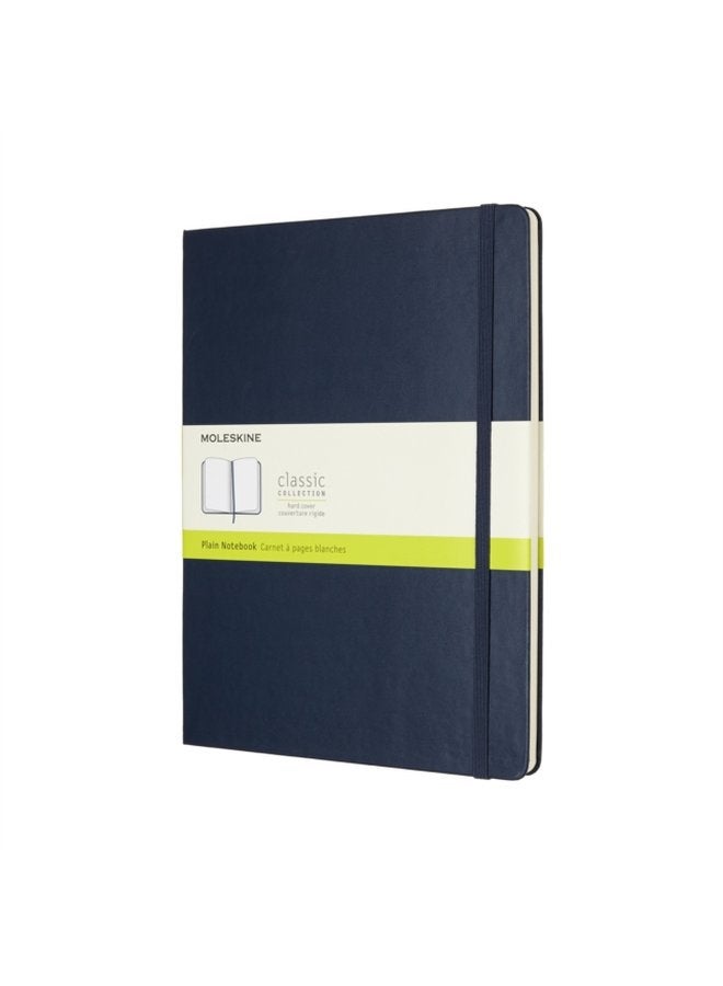 Moleskine Sapphire Blue Extra Large Plain Notebook Hard - Paperback