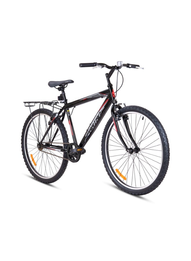 Spartan Commuter Steel Mountain Bike | 24 Inch Wheel Size | Single Speed | Black Color - Image 4