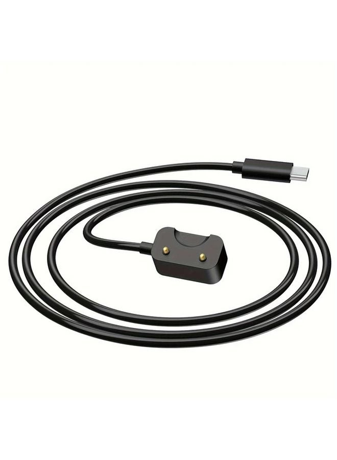 كابل شاحن Galaxy Fit 3 حوض شحن مغناطيسي USB C 39 37 بوصة أسود - Image 1