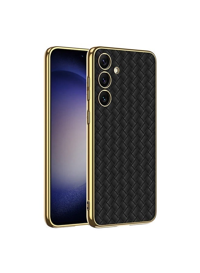 X-level Samsung Galaxy S24 Soft Case Cover Pu Leather with Fashion Design Anti-drop Waterproof Comfortable Touch Feel back Cover Support Wireless Charging Camera Len Screen Protector Shell for Galaxy S24 - Image 1