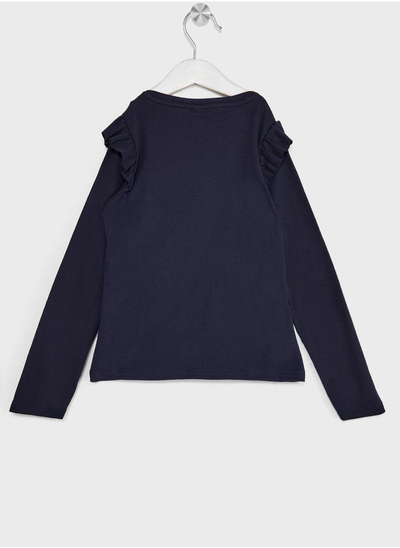 Petit Bateau Youth Graphic Print T-Shirt  - Image 2