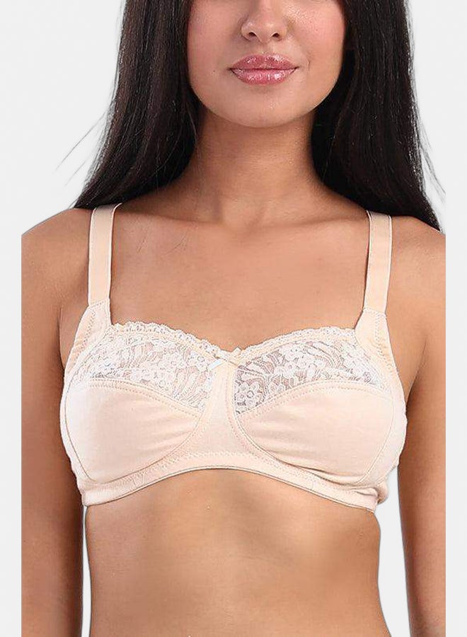 Carina Non-Padded Bra with Lace  - Image 3