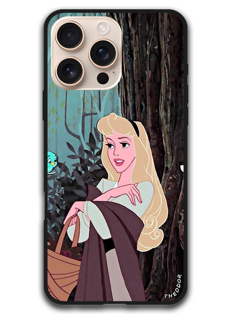 Theodor Protective Case Anti Scratch Shock Proof Bumper Cover For iPhone 16 Pro Max (6.9)-inch Princess (2) - Image 1