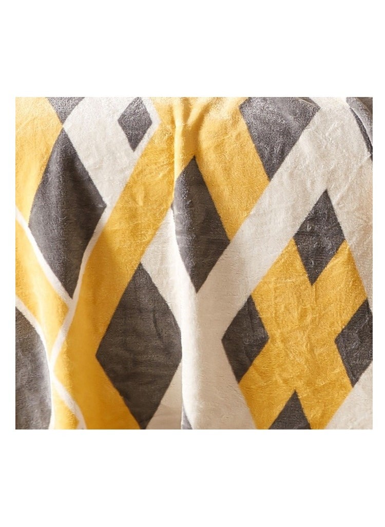 RISHAHOME Light weight Extra Soft King Size Solid Blanket all season Flannel Fleece Throw Blanket 200x230cm 100% Polyester-Multicolor  - Image 3