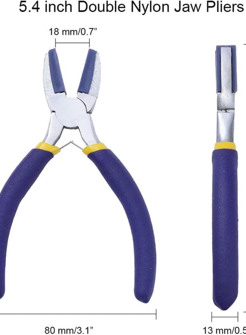 GGOOT Nylon for Head Steel Jaw Pliers for Beading Looping Shaping Wire Jewelry Making Tool Hardware Accessories for Jewelry  - Image 5