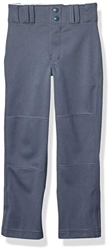 CHAMPRO Boys Open-Bottom Loose-Fit Baseball Pant with Adjustable Inseam and Reinforced Sliding Areas , Graphite, X-Large - Image 4