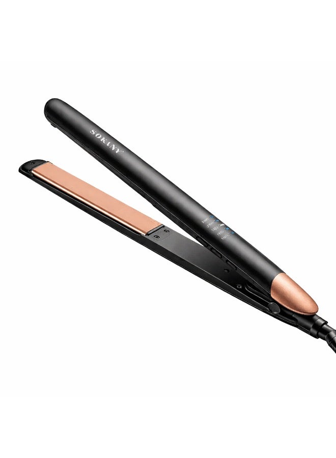 sokany SK-15016 Air Straightener Ceramic Plates 230°C Max Fast Heat & Auto-Off - Black - Image 1