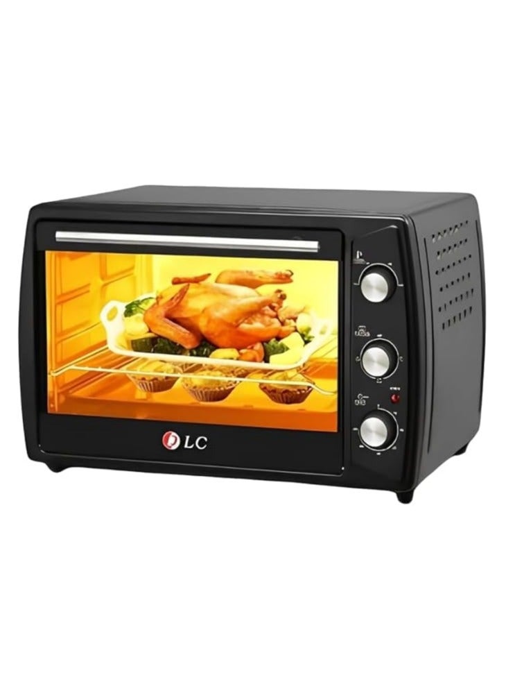 LG DLC-2263 Electric Oven 63L 2200Watts Grill Net, Fry Pan, Wire Holder  - Image 2