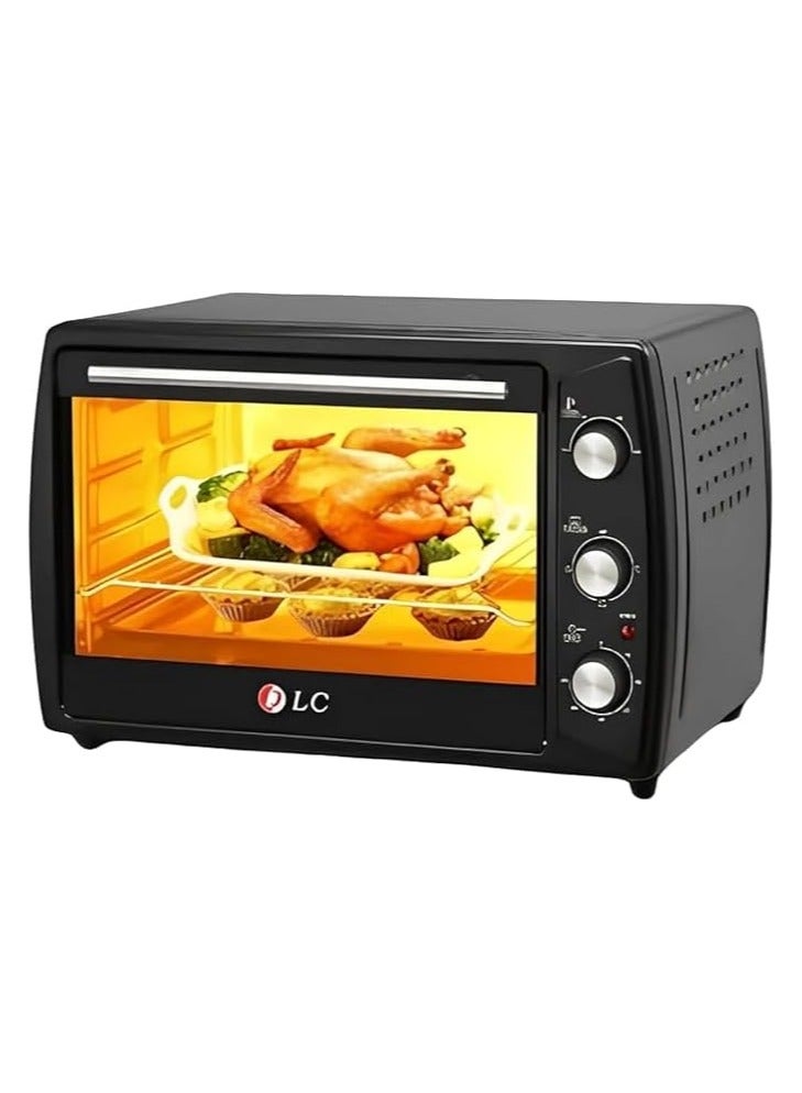 LG DLC-2263 Electric Oven 63L 2200Watts Grill Net, Fry Pan, Wire Holder  - Image 1