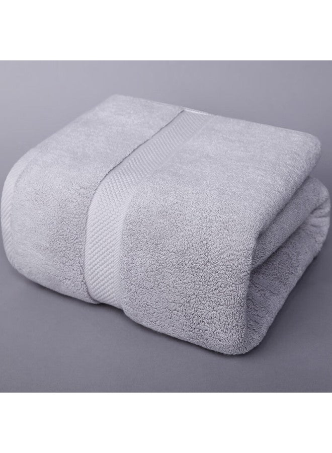 Sanli A-class Long-staple Cotton, Star-rated Hotel, Thickened, Absorbent, High-end Bath Towel, 90×170cm, 950g/piece, Light Gray - Image 3