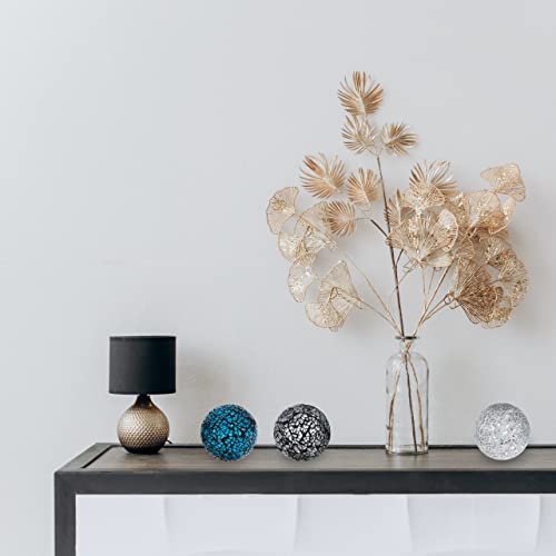 Kunjocy 6 Pieces Decorative Glass Balls 2.4" Small Mosaic Sphere Decorative Orbs Centerpiece Balls for Bowls, Vases, Dining Table Decor, Diameter 2.4 Inches (B, 6) - Image 5