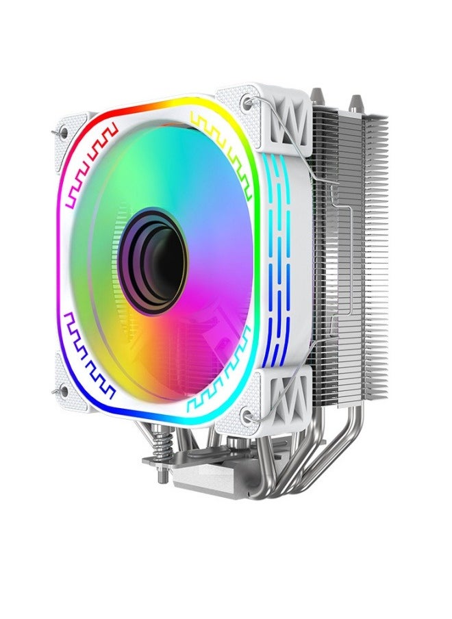M MIAOYAN - New four copper tube CPU radiator desktop computer 1700/AM5 air-cooled ARGB color radiator - Image 1