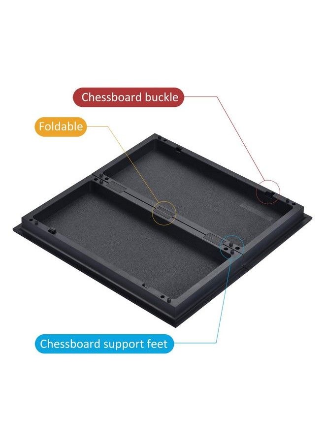QuadPro - مجموعة لعبة لودو مغنطيسية مع لوحة قابلة للطي ألعاب سفر كلاسيكية للأطفال والبالغين - Image 1