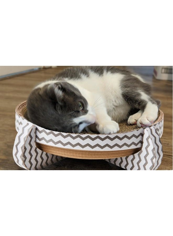Spot Ethical Products Corrugated Cardboard Cat Scratcher / 17" Ramp/with Catnip and Silver Vine - Image 2