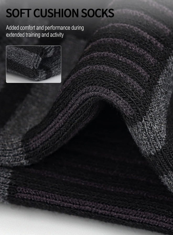 Airacker Ankle Athletic Running Socks Cushioned Breathable Low Cut Sports Tab Socks for Men and Women (6 Pairs) - Image 4