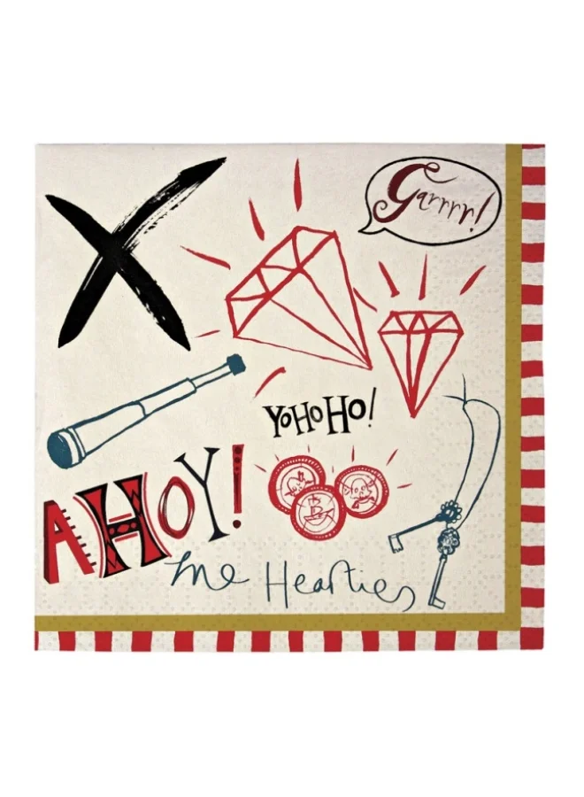 Meri Meri Ahoy There Pirate Napkin