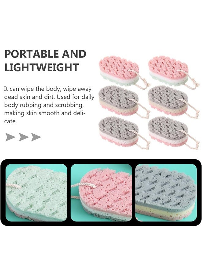 Quantum 6 PCS Bath Sponge, Deep Cleansing loofah Bath Sponge Body Scrubber, Shower Loofah Sponge for Dead Skin Removal - Image 5