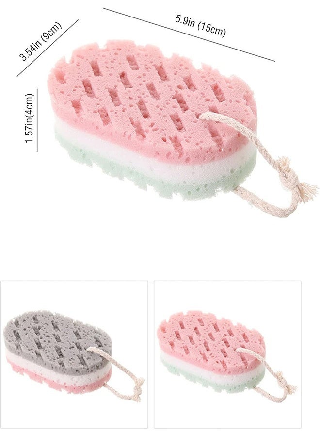 Quantum 6 PCS Bath Sponge, Deep Cleansing loofah Bath Sponge Body Scrubber, Shower Loofah Sponge for Dead Skin Removal - Image 2