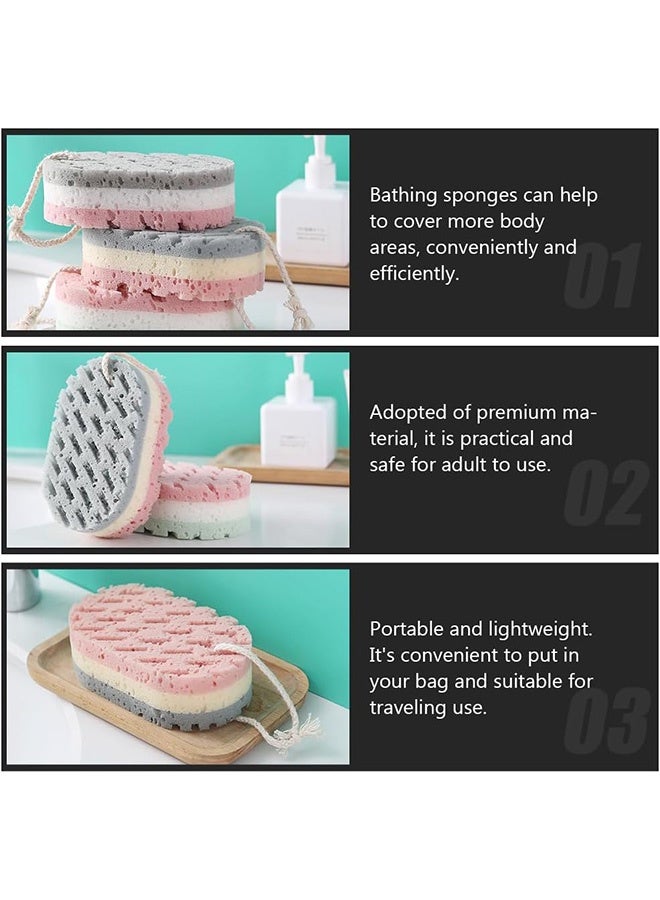 Quantum 6 PCS Bath Sponge, Deep Cleansing loofah Bath Sponge Body Scrubber, Shower Loofah Sponge for Dead Skin Removal - Image 4